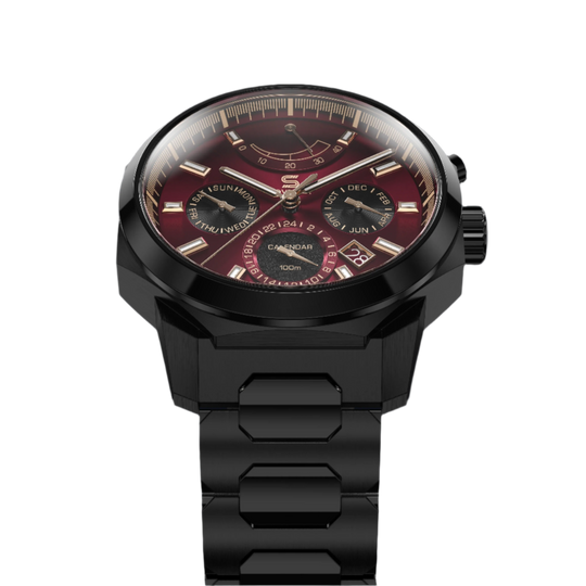 SOVRYGN Calendar midnight edition wristwatch for men