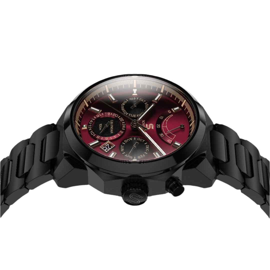 SOVRYGN Calendar midnight edition wristwatch for men