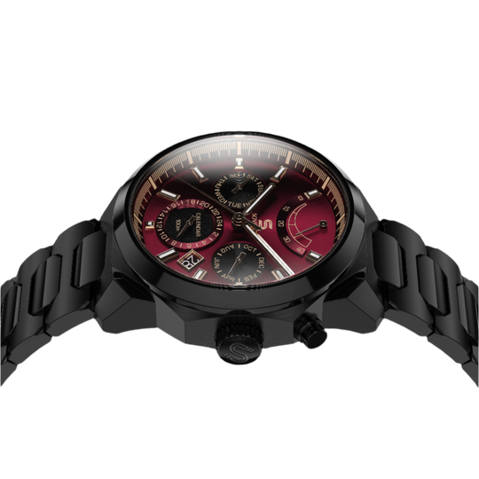 SOVRYGN Calendar midnight edition wristwatch for men