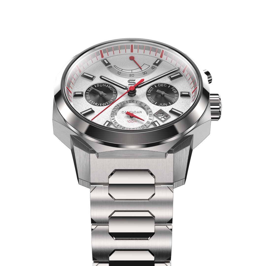 SOVRYGN Calendar Panda wristwatch for men