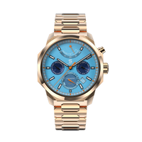 SOVRYGN Calendar Rose - Aqua Blue Watch