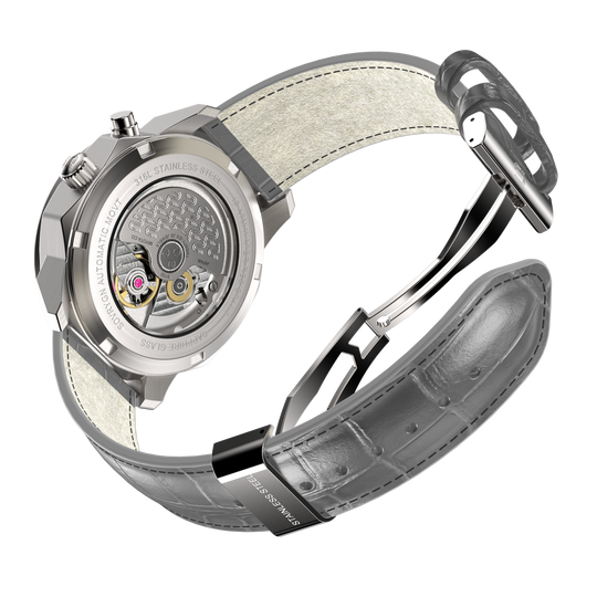 SOVRYGN Calendar Steel Aqua Blue wristwatch for men